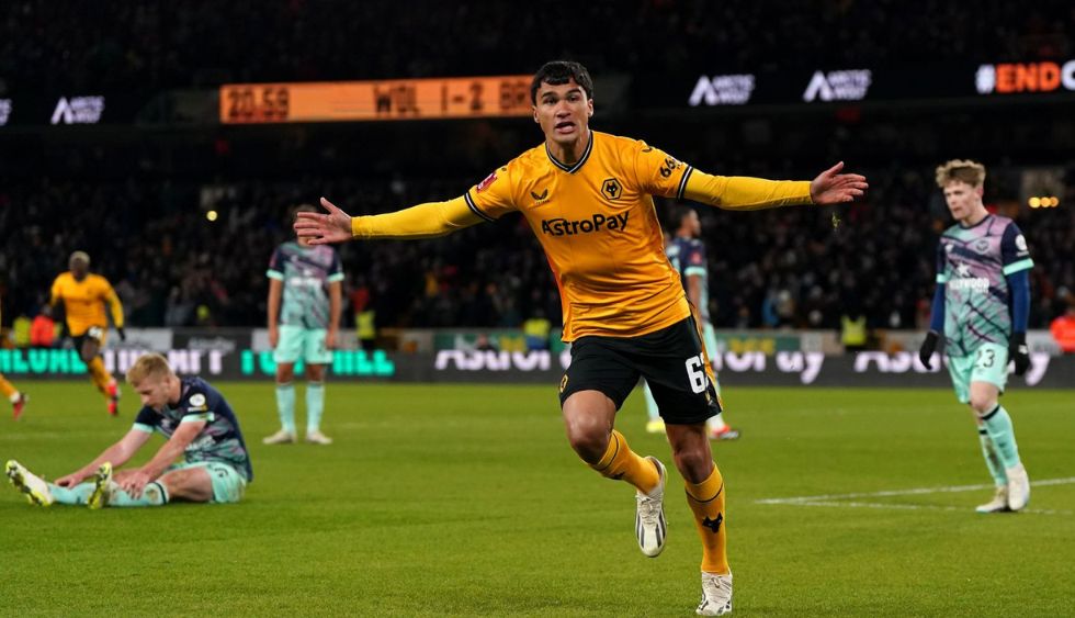 Nathan Fraser hit Wolves' second equaliser
