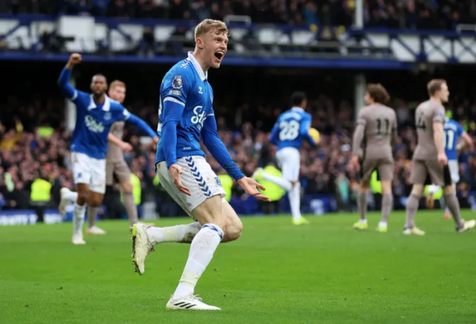 It is a vital point in Everton's battle to avoid relegation