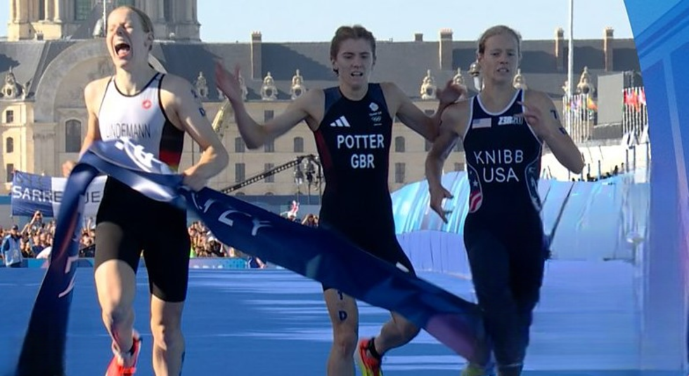 Team GB seal bronze in triathlon mixed team relay